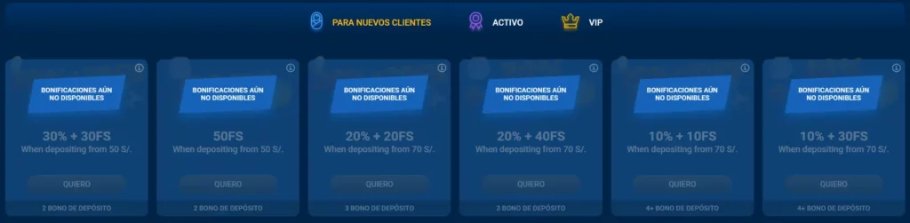 Atractivas promociones